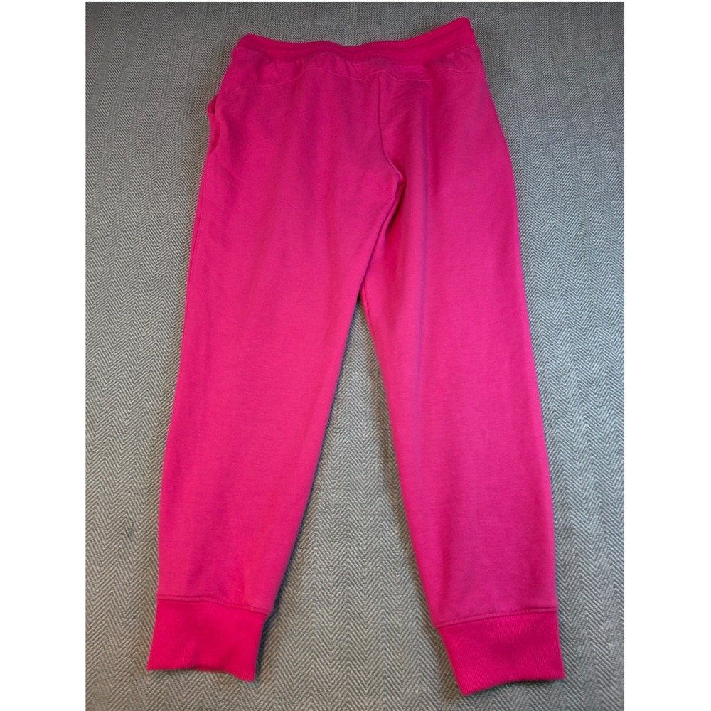 Athletic Works Girls Pink Jogger Sweatpants Size L 12-14 Recycled Blend Fleece